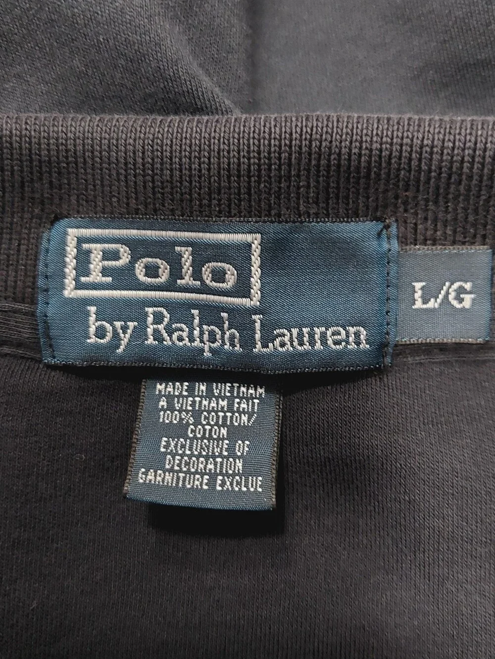 Polo by Ralph Lauren Long sleeve Polo Shirt Large black with red pony